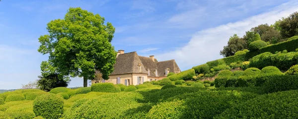 Marquyssac Gardens Beynac Dordogne River Perdigord Region France — Stockfoto