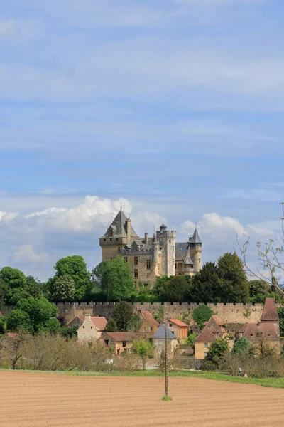 Панорамний Вид Шато Файрак Дордоні Франція — стокове фото
