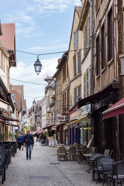 Troyes France May 2022 Medieval Old Town Troyes Grand Est — Stockfoto