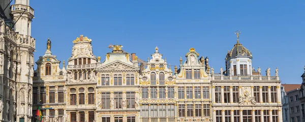 Brussels, Belgium - March 25, 2022: Grand Place. Market square surrounded by beautiful guild halls in Brussels Belgium. Unesco world heritage
