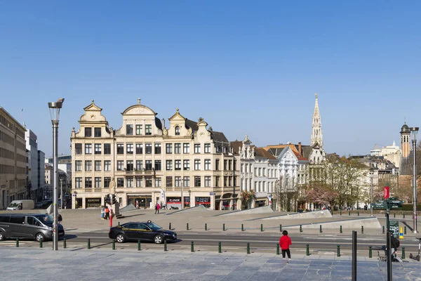 Brussels Belgium March 2022 View Mont Des Arts Central Station — 图库照片