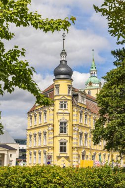 Oldenburg, Germany - July 28, 2022: Castletower in Oldenburg in the centre of Oldenburg in Lower Saxony in Germany Europe