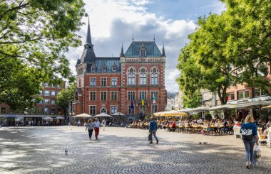 Oldenburg, Germany - July 28, 2022: City hall in the centre of Oldenburg in Lower Saxony in Germany Europe