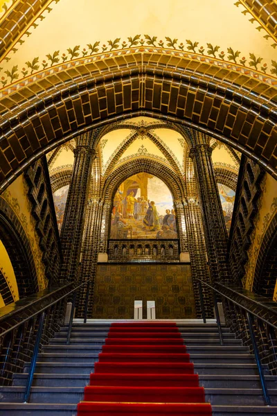 Lubeck Germany July 2022 Beautiful Renaissance Interior City Hall Lubeck — Fotografia de Stock