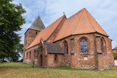 Church of Schlagsdorf in Mecklenburg-Vorpommern in Germany on the border between former East- and West-Germany during the cold war
