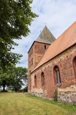 Church if Schlagsdorf in Mecklenburg-Vorpommern in Germany on the border between former East- and West-Germany during the cold war
