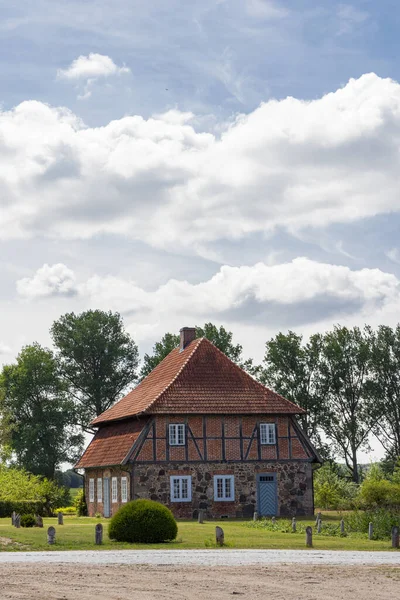 Farm House Estate Gut Wotersen Castle Roseburg Schleswig Holstein Germany — стоковое фото