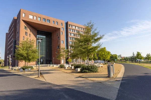 Forum Gebouw Campus Wageningen Universiteit Onderzoekscentrum Dit Het Hoofdgebouw Met — Stockfoto