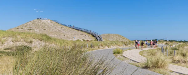 Petten Nizozemsko Srpna 2022 Panoramatická Duna Pettenu Podél Nizozemského Pobřeží — Stock fotografie