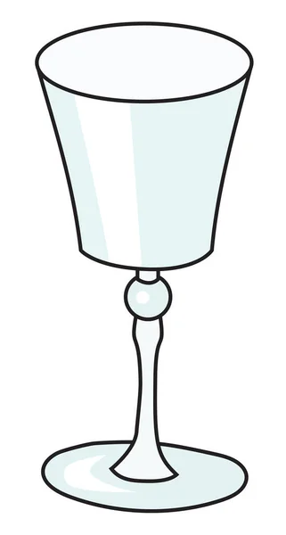 Cobbler saurer Sherry herzliches Cocktailglas. Stilvolle handgezeichnete Doodle-Cartoon-Stil Gin farbige Vektorillustration. Für Party-Karten, Einladungen, Poster, Bar-Menüs oder Alkohol Kochbuch Rezept. — Stockvektor