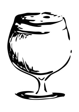 Keskin uçlu bira bardağı. El çizimi mürekkep çizimi grafikleri. Oktoberfest, Saint Patrick veya zanaat taslak bira festivali afişi, afiş ir stickers, bar restoranı menüsü.