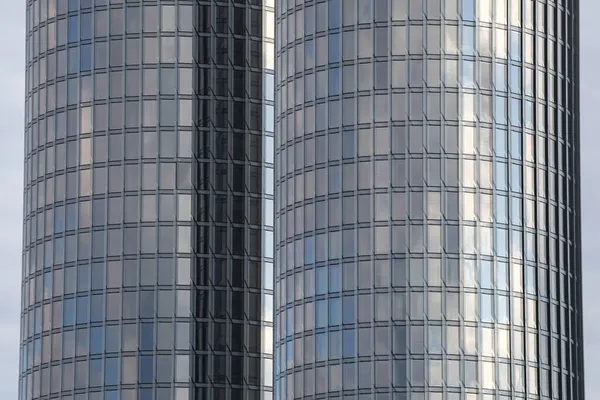 Estilo Arquitetura Única Redonda Torre Detalhes Edifício Foto Tirada Dia — Fotografia de Stock