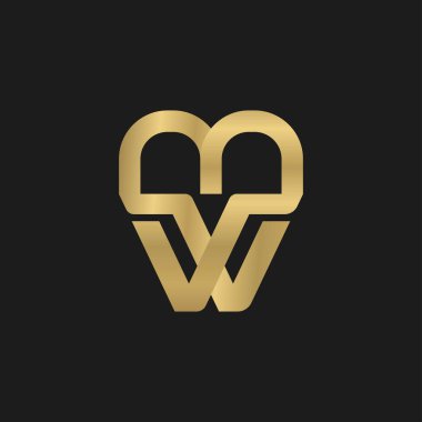 Alfabe Baş Logosu BW, WB, W ve B