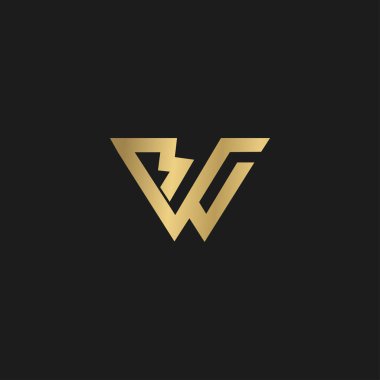 Alfabe Baş Logosu BW, WB, W ve B