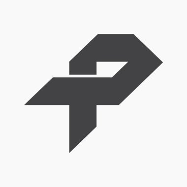 tp harfi logosu veya pt logo tasarımı