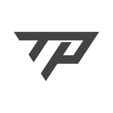 tp harfi logosu veya pt logo tasarımı