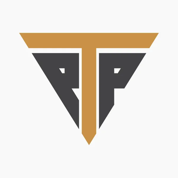 Lettera Logo Logo Design — Vettoriale Stock