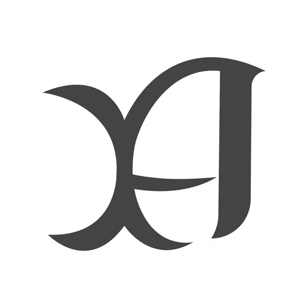 Abstract Initial Alphabet Logo — стоковый вектор