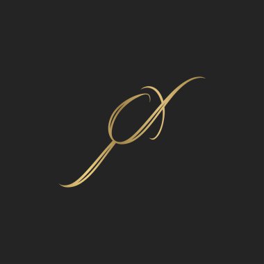 YX, XY, X ve Y Soyut ilk harfli harf logosu tasarımı