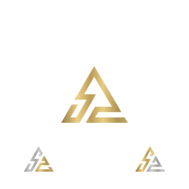 Alfabe Baş harfleri SZ, ZS, Z ve S logosu