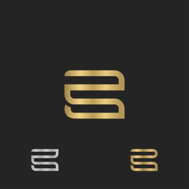 Alfabe Baş harfleri SZ, ZS, Z ve S logosu