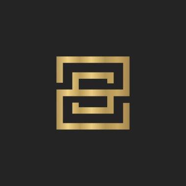 Alfabe Baş harfleri SZ, ZS, Z ve S logosu