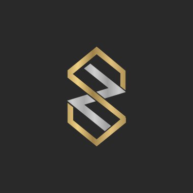 Alfabe Baş harfleri SZ, ZS, Z ve S logosu
