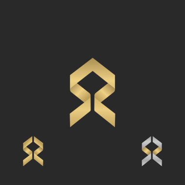 Alfabe Baş harfleri SZ, ZS, Z ve S logosu