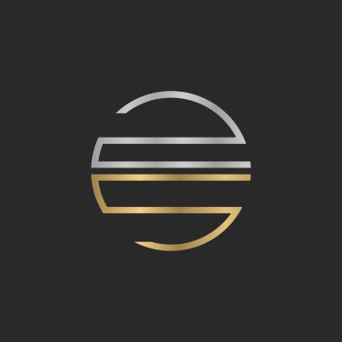 Alfabe Baş harfleri SZ, ZS, Z ve S logosu