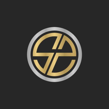 Alfabe Baş harfleri SZ, ZS, Z ve S logosu