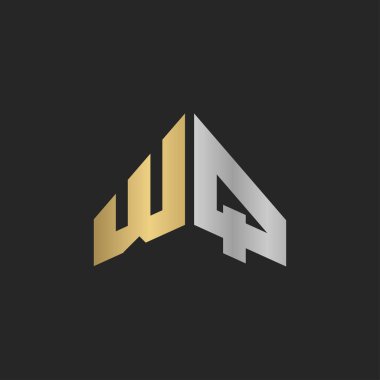 Alfabe Baş Logosu QW, WQ, W ve Q