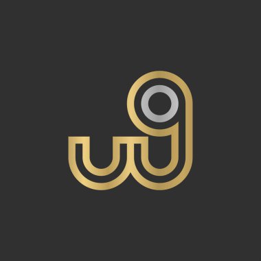 Alfabe Baş Logosu QW, WQ, W ve Q