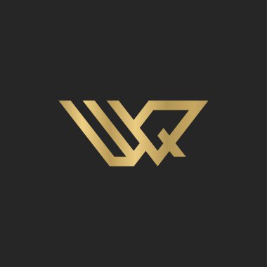 Alfabe Baş Logosu QW, WQ, W ve Q