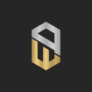 Alfabe Baş Logosu QW, WQ, W ve Q