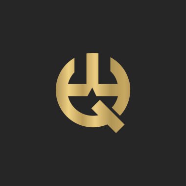 Alfabe Baş Logosu QW, WQ, W ve Q