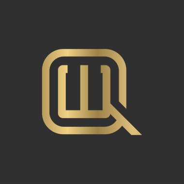 Alfabe Baş Logosu QW, WQ, W ve Q