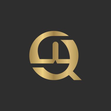 Alfabe Baş Logosu QW, WQ, W ve Q