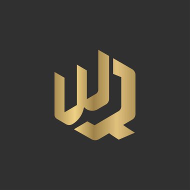 Alfabe Baş Logosu QW, WQ, W ve Q