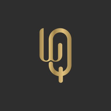 Alfabe Baş Logosu QW, WQ, W ve Q