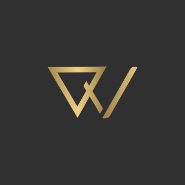 Alfabe Baş Logosu QW, WQ, W ve Q