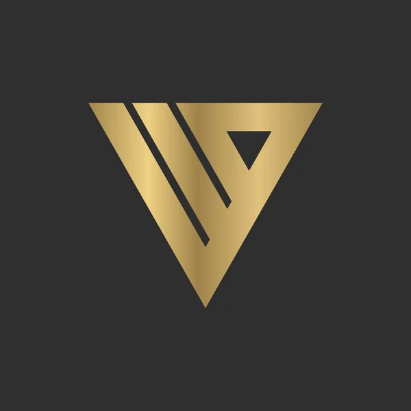 Alfabeto Logotipo Inicial — Vetor de Stock