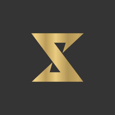 Alphabet Initials logo XS, SX, X and S