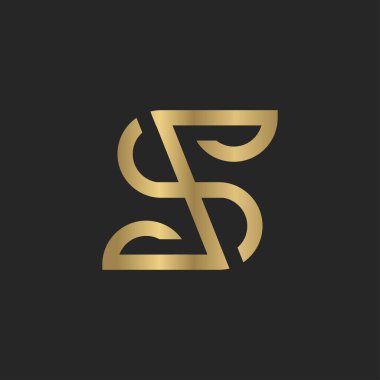 Alphabet Initials logo XS, SX, X and S