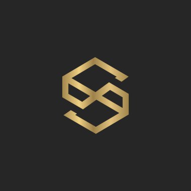 Alphabet Initials logo XS, SX, X and S