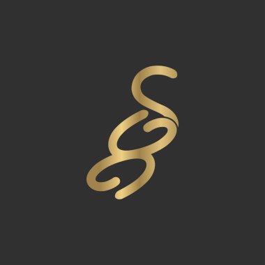 Alphabet Initials logo XS, SX, X and S