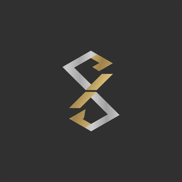 Alphabet Initials Logo – Stock-vektor