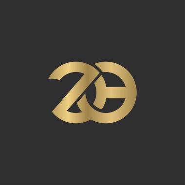 Alfabe Baş harfleri HZ, ZH, H ve Z logosu