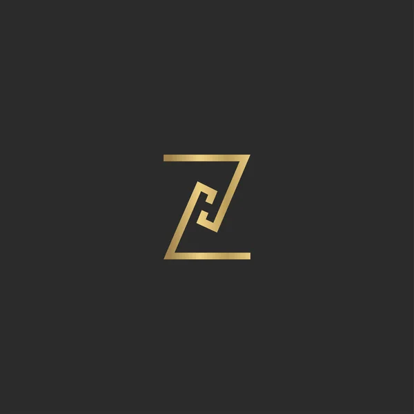 Alphabet Initials Logo —  Vetores de Stock