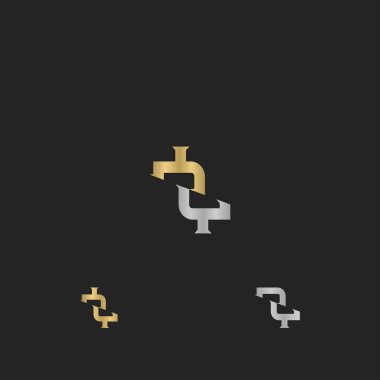 Alfabe Baş harfleri ZY, YZ, Z ve Y logosu