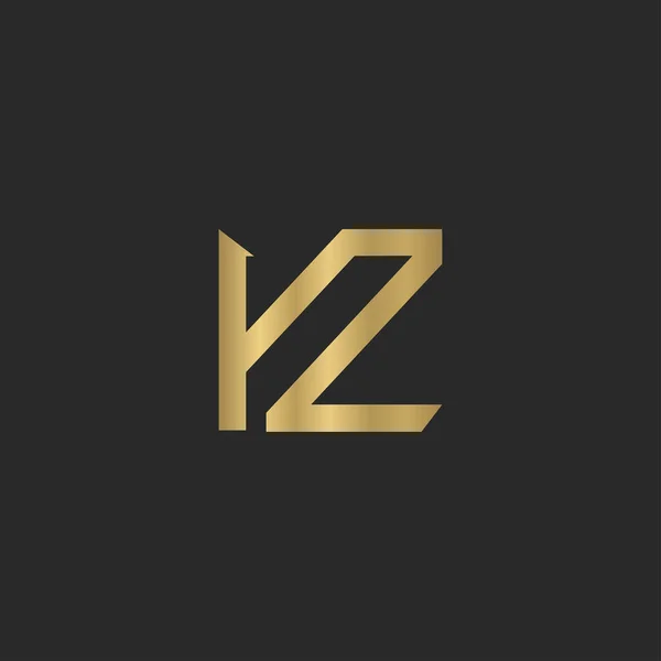 Alphabet Initials Логотип — стоковий вектор